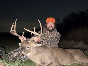 Peyton McMahon with a monster 8 point.